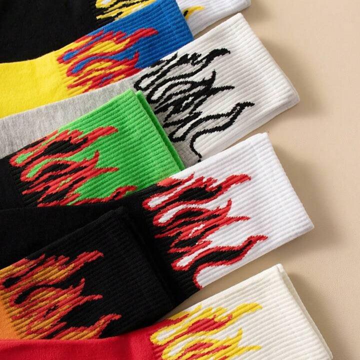 Flame Editon Unisex Sock (Pack of 10-Pairs)