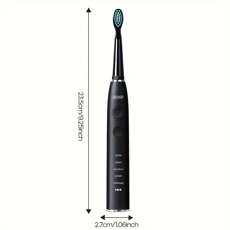 Sonic Electric Toothbrush Charging Model With Long Battery Life (Set of 2)