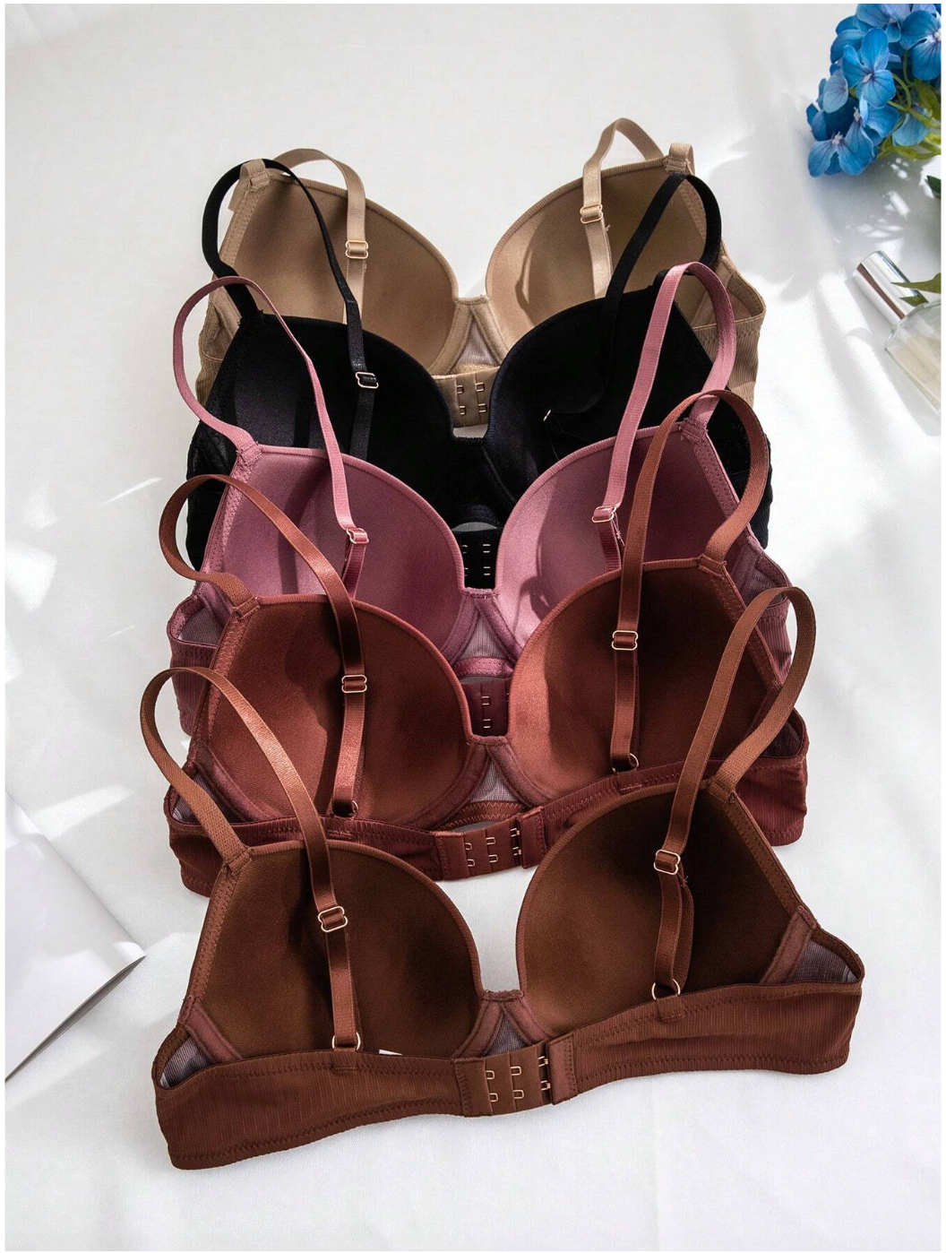 5pcs/Set Women Underwire Bras