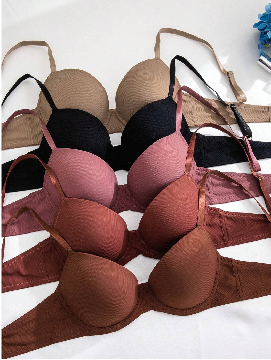 5pcs/Set Women Underwire Bras