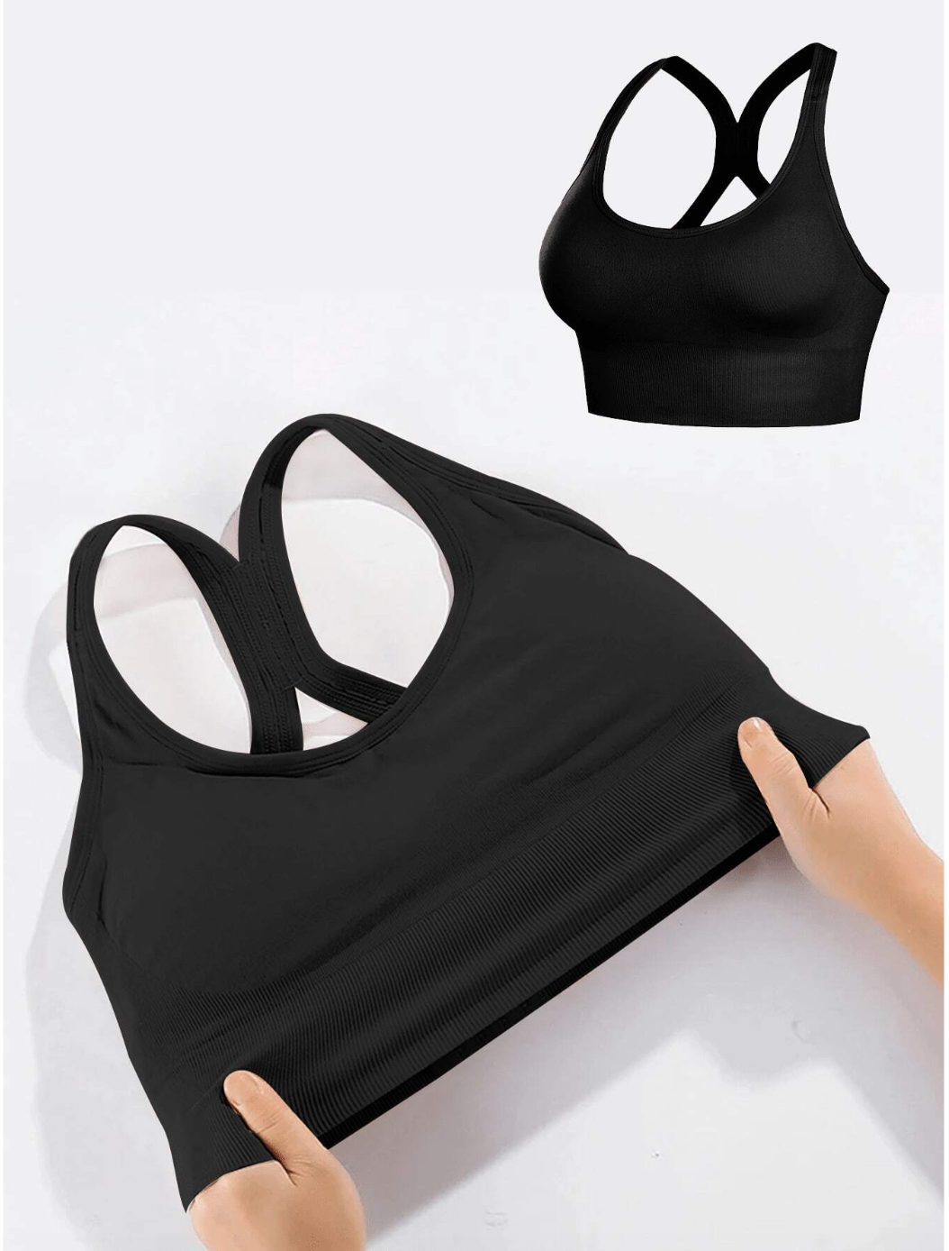 5PCS Bras For Women Underwear Sexy Lingerie Sports Vest Bras With Pad Bra Seamless Push Up Tops Bralette Brassiere Wireless Sports Vest Tops Lingerie Yoga Base