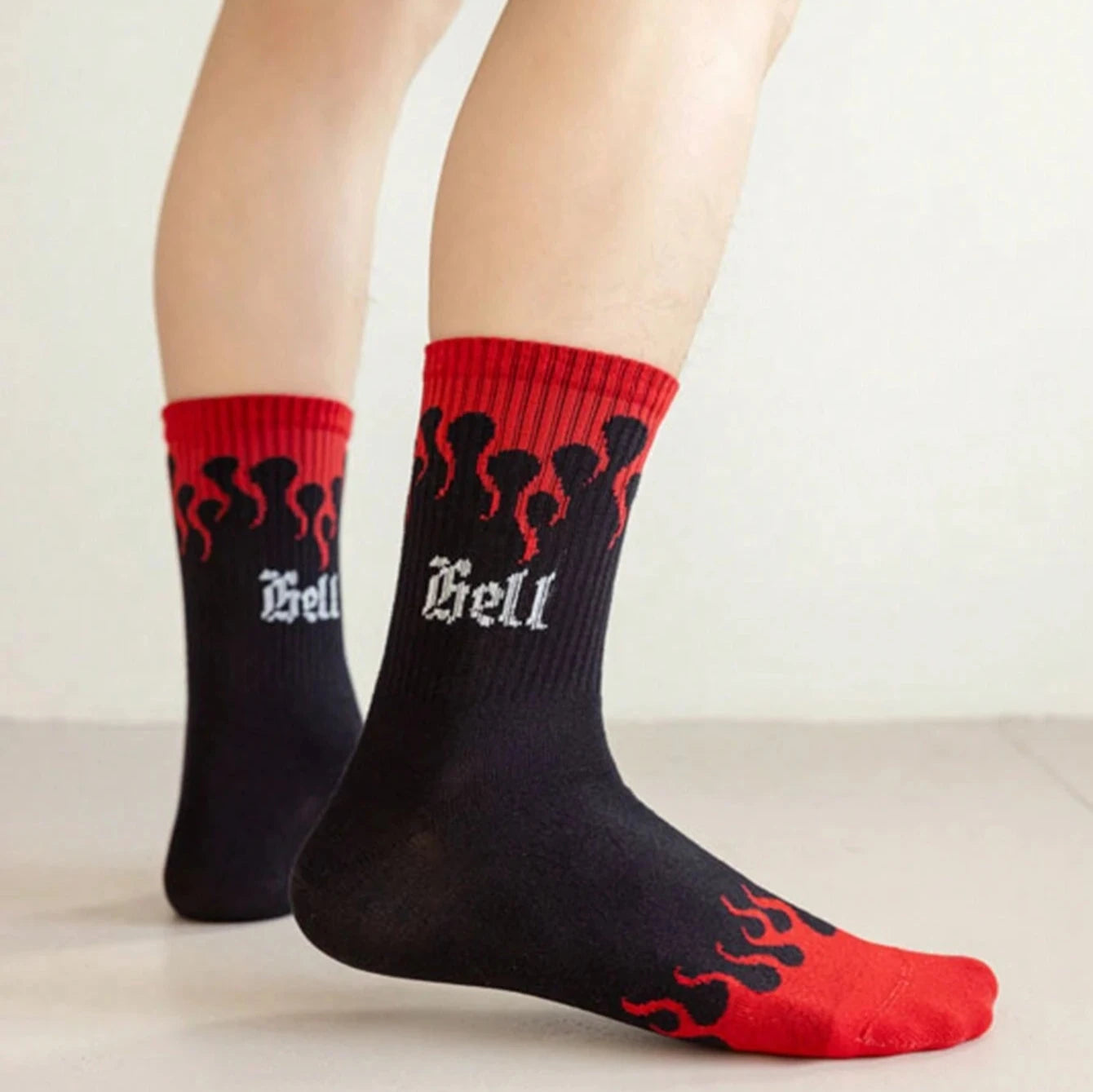 Hell Flame Unisex Sock (Pack of 10-Pairs)