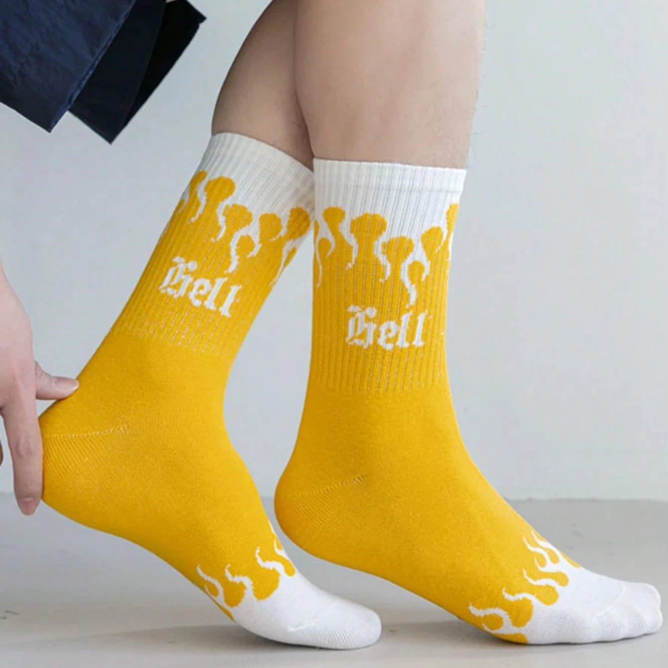 Hell Flame Unisex Sock (Pack of 10-Pairs)