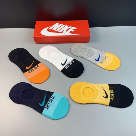 Branded Nike Original No Show Multi Color Sock (Pack of 10 socks)