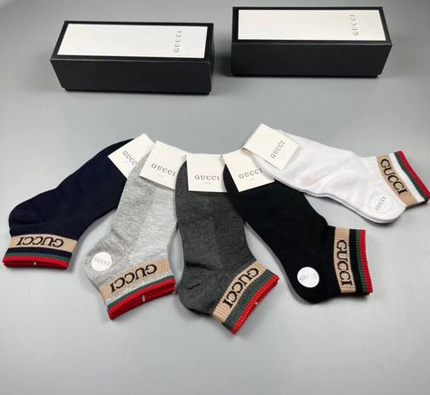 Branded Gucci Original Multi Color Socks (Pack of 10)