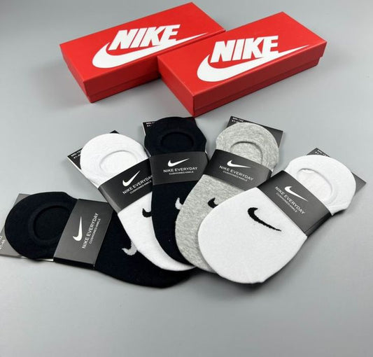 Nike No Show Unisex Cotton Non-Slip Socks (Pack of 10-Pairs)