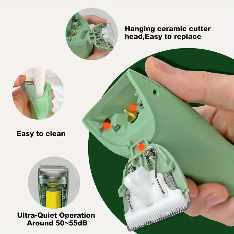 Unisex Body Hair Trimmer with And Replaceable Blades, Featuring a Replaceable Ceramic Blade for Grooming, Beauty Scissors for Male Shaving, Bikini Trimmer for Women.