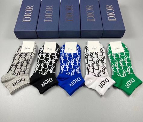 Branded Dior Original Multi Color Sock (Pack of 10)