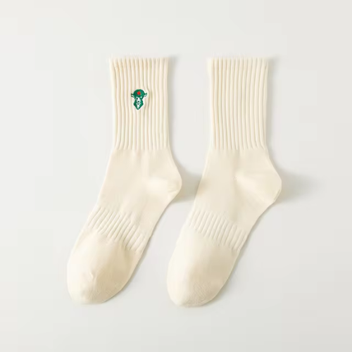 Men Basketball Embroidered Cotton Socks (Pack of 10 socks)