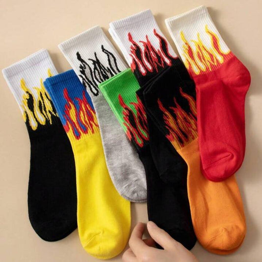 Flame Editon Unisex Sock (Pack of 10-Pairs)