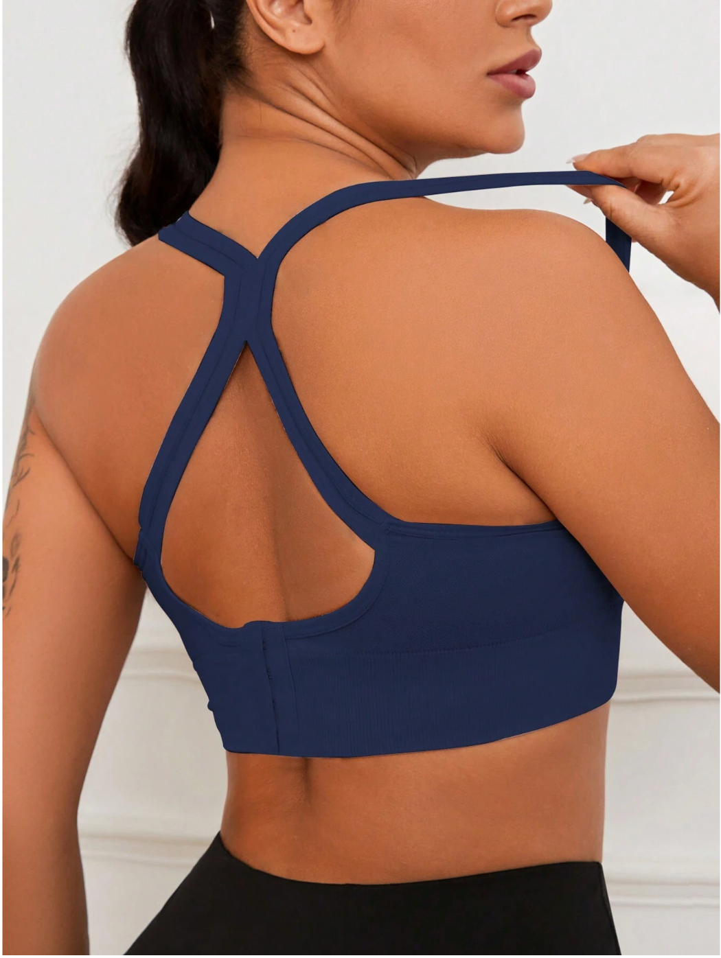 3-Piece Women's Seamless Adjustable Push-Up Sports Bras - Comfort, Breathability, Shockproof & Fashion For Yoga