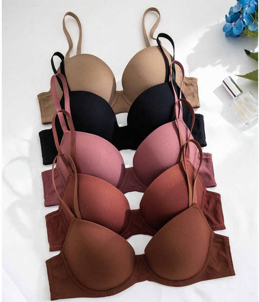 5pcs/Set Women Underwire Bras