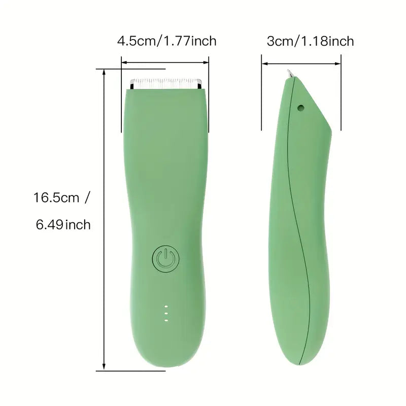 Unisex Body Hair Trimmer with And Replaceable Blades, Featuring a Replaceable Ceramic Blade for Grooming, Beauty Scissors for Male Shaving, Bikini Trimmer for Women.